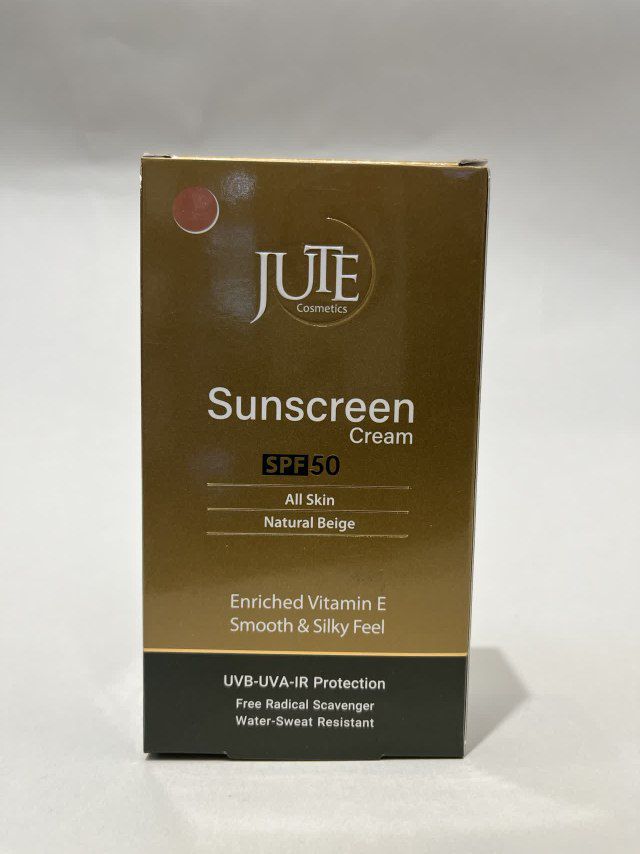 کرم ضدآفتاب رنگی ژوت مدل cosmetic spf 50 مناسب انواع پوست حجم 40میلی‌لیتر